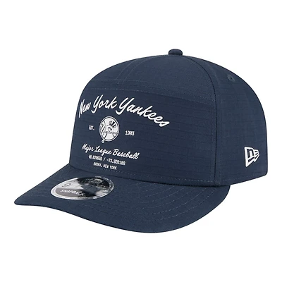 New York Yankess Navy New Era 9FIFTY Split Panel Snapback Hat