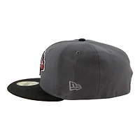 Atlanta Braves Graphite and Black 2000 ASG Patch Red UV New Era 59FIFTY Fitted Hat