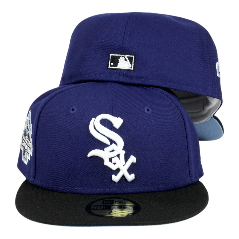 Chicago White Sox Royal and Black 2003 ASG Patch Icy UV New Era 59FIFTY Fitted Hat