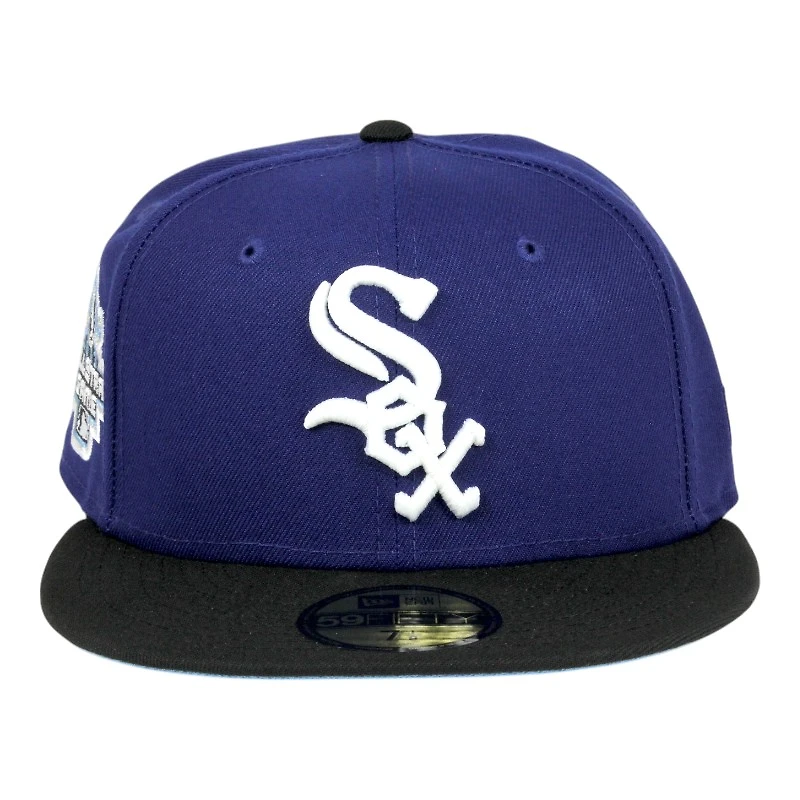 Chicago White Sox Royal and Black 2003 ASG Patch Icy UV New Era 59FIFTY Fitted Hat