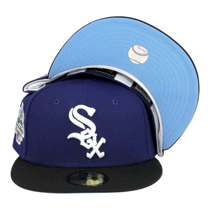 Chicago White Sox Royal and Black 2003 ASG Patch Icy UV New Era 59FIFTY Fitted Hat