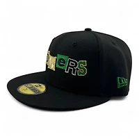 Los Angeles Dodgers Black "Bendecido Pack" Dark Green UV New Era 59FIFTY Fitted Hat