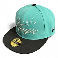 Orlando Magic Clear Mint and Black Two Tone Gray UV New Era 59FIFTY Fitted Hat