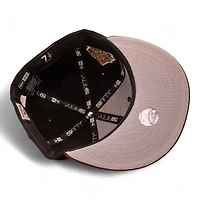 New York Yankees Black and Mocha 1999 World Series Patch Grey UV Era 59Fifty Fitted Hat
