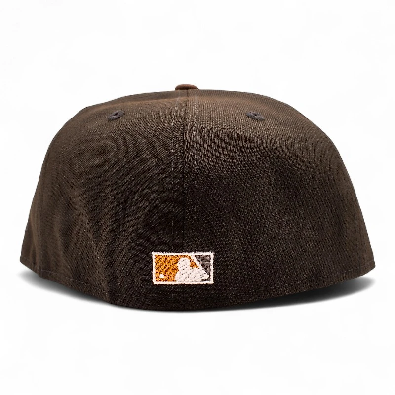 New York Yankees Black and Mocha 1999 World Series Patch Grey UV Era 59Fifty Fitted Hat