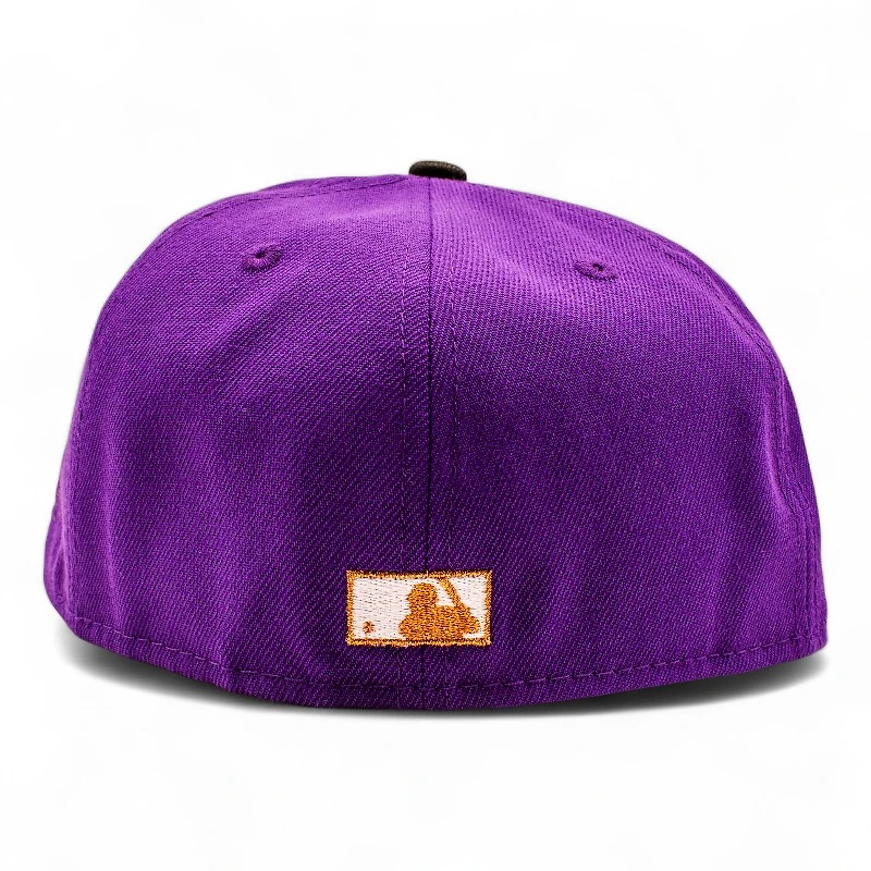 St Louis Browns Purple and Black 1966 All Star Game Patch Grey UV New Era 59Fifty Fitted Hat