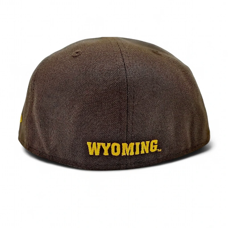 Colorado Rockies Walnut Leon the Lab Wyoming Cowboys Grey UV New Era 59FIFTY Fitted Hat