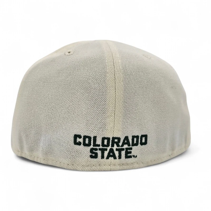 Colorado Rockies Chrome Dark Green 2T Leon the Lab CSU Rams Grey UV New Era 59FIFTY Fitted Hat