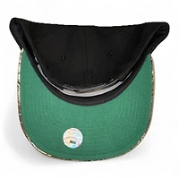 New York Yankees Black and Realtree Parks and Rec Patch New Era 9FIFTY A-Frame Snapback Hat