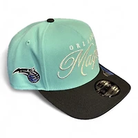 Orlando Magic Clear Mint and Black Script New Era 9FIFTY A-Frame Snapback Hat