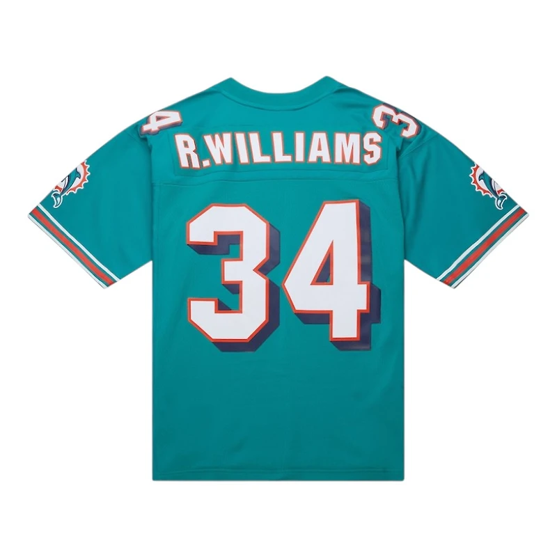 Miami Dolphins Ricky Williams 2002 Mitchell & Ness Aqua Legacy Jersey