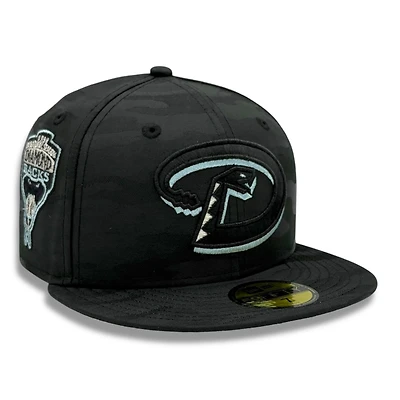 Arizona Diamondbacks Black Camo and Blue 1998 Inaugural Patch Gray UV New Era 59FIFTY Fitted Hat