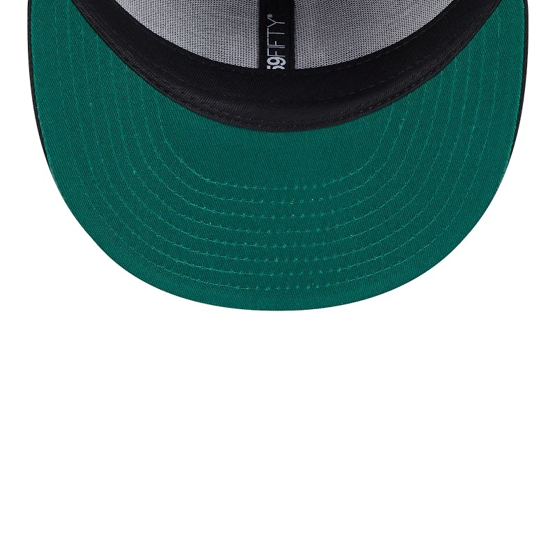 Los Angeles Dodgers Black Tonal Floral Pre-Curved New Era 59FIFTY Fitted Hat