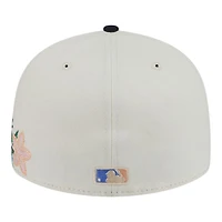 Houston Astros Chrome Tonal Floral Pre-Curved New Era 59FIFTY Fitted Hat