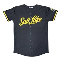 Salt Lake Bees Black Sleeve Patch MiLB Baseball Jersey