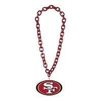 San Francisco 49ers Red Big Chain Logo Plastic Necklace