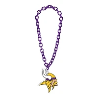 Minnesota Vikings Purple Big Chain Logo Plastic Necklace