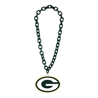 Green Bay Packers Green Big Chain Logo Plastic Necklace