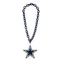 Dallas Cowboys Navy Big Chain Logo Plastic Necklace