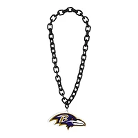 Baltimore Ravens Black Big Chain Logo Plastic Necklace