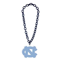 North Carolina Tar Heels Navy Big Chain Logo Plastic Necklace