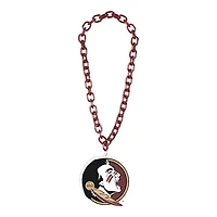 Florida State Seminoles Red Big Chain Logo Plastic Necklace