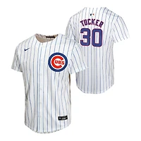 Youth Chicago Cubs Kyle Tucker White Nike Home Jersey