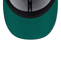 Florida Marlins Black Tonal Floral Pre-Curved New Era 59FIFTY Fitted Hat