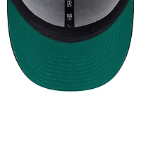 Los Angeles Kings Black Tonal Floral Pre-Curved New Era 59FIFTY Fitted Hat