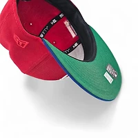 Denver Nuggets Scarlet Royal 2T Leon the Lab Serbia Patch Grey UV New Era 59FIFTY Fitted Hat