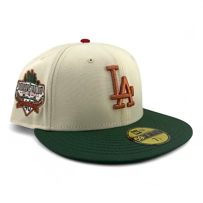 Los Angeles Dodgers Chrome and Green 40th Anniversary Patch Red UV New Era 59FIFTY Fitted Hat