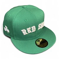 Boston Red Sox Kelly Green Clover Patch Ireland Flag Batterman Gray UV New Era 59FIFTY Fitted Hat