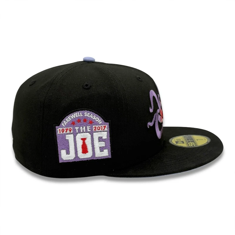 Detroit Red Wings Black and Lavender The Joe Patch UV New Era 59FIFTY Fitted Hat