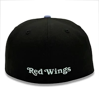 Detroit Red Wings Black and Lavender The Joe Patch UV New Era 59FIFTY Fitted Hat