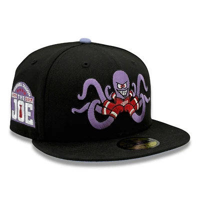 Detroit Red Wings Black and Lavender The Joe Patch UV New Era 59FIFTY Fitted Hat
