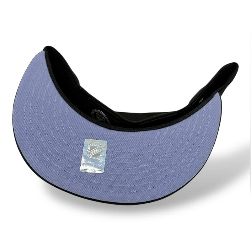 Detroit Red Wings Black and Lavender The Joe Patch UV New Era 59FIFTY Fitted Hat