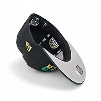 Denver Nuggets Black Dark Green 2T Leon the Lab Patch Grey UV New Era 59FIFTY Fitted Hat