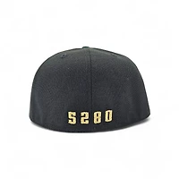 Denver Nuggets Black Dark Green 2T Leon the Lab Patch Grey UV New Era 59FIFTY Fitted Hat