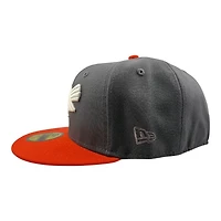 Baltimore Orioles Graphite and Orange "Monochrome Pack" Patch Grey UV New Era 59FIFTY Fitted Hat