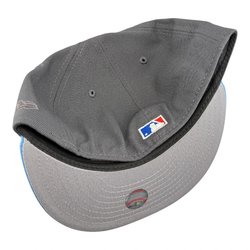 Los Angeles Angels Graphite and Blue "Monochrome Pack" 40th Anniversary Patch Grey UV New Era 59FIFTY Fitted Hat
