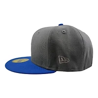 Los Angeles Dodgers Graphite and Royal "Monochrome Pack" Bicentennial Patch Grey UV New Era 59FIFTY Fitted Hat