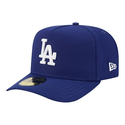 Los Angeles Dodgers Royal Blue Script Safety Pin New Era 59FIFTY A-Frame Fitted Hat