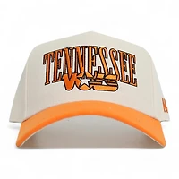Tennessee Volunteers Chrome and Orange Retro Block No Rivals Snapback Hat