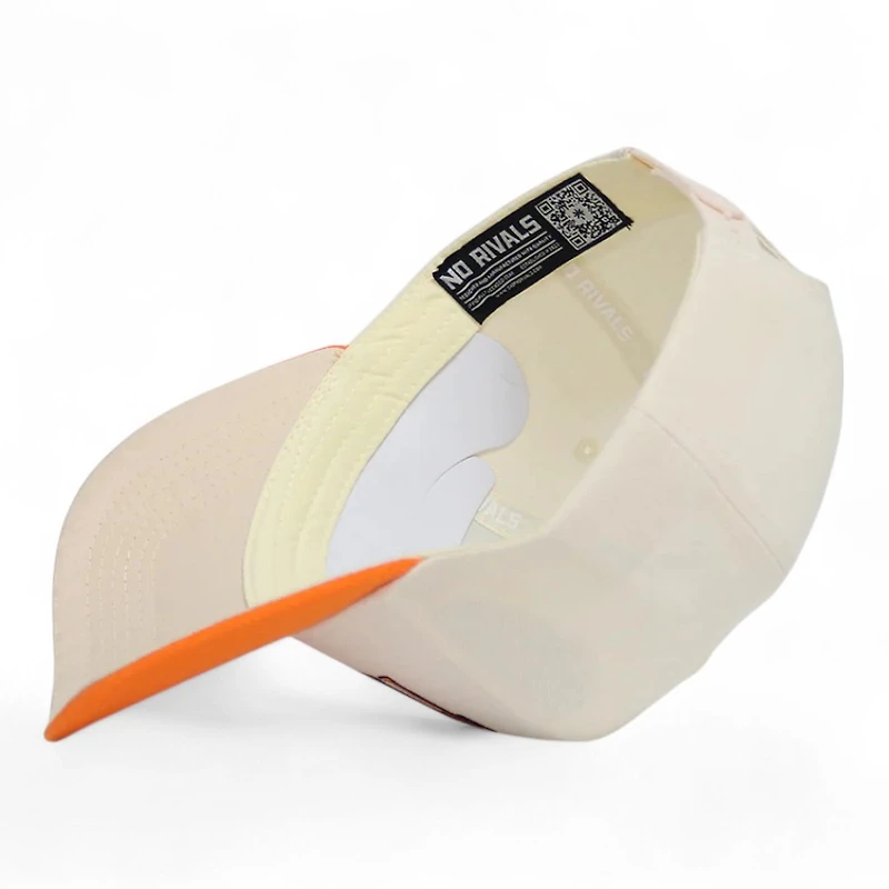 Tennessee Volunteers Chrome and Orange Retro Block No Rivals Snapback Hat