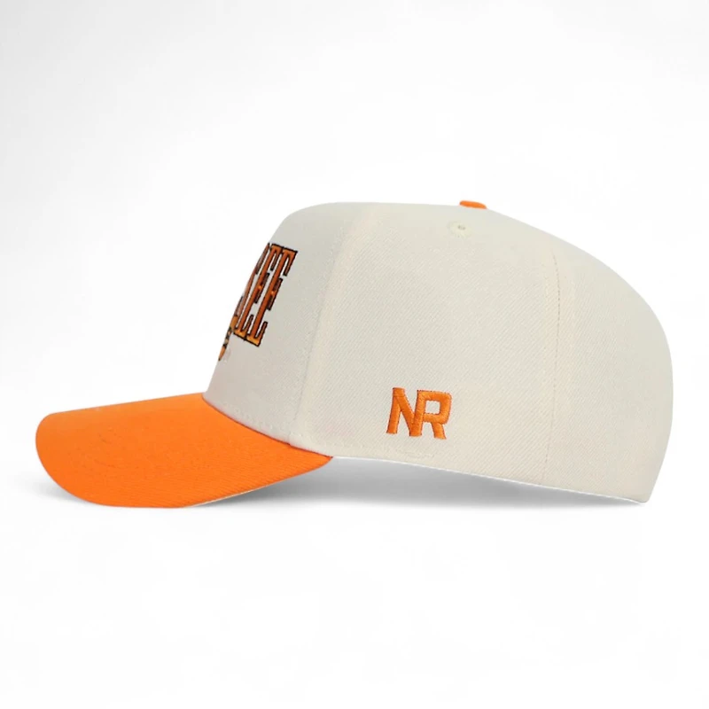 Tennessee Volunteers Chrome and Orange Retro Block No Rivals Snapback Hat