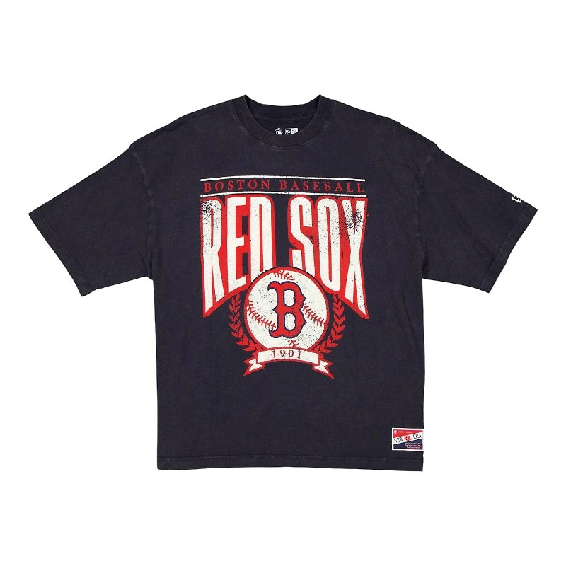 Boston Red Sox Navy Throwback New Era T-Shirt