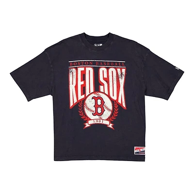 Boston Red Sox Navy Throwback New Era T-Shirt