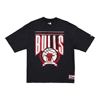 Chicago Bulls Black Throwback New Era T-Shirt