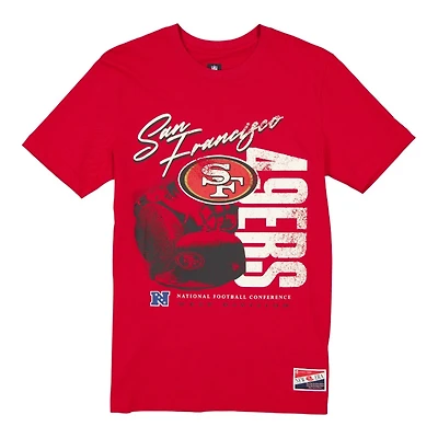 San Francisco 49ers Red Script Vintage New Era T-Shirt