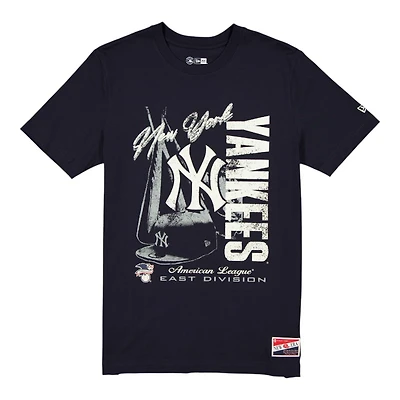 New York Yankees Navy Script Vintage Era T-Shirt
